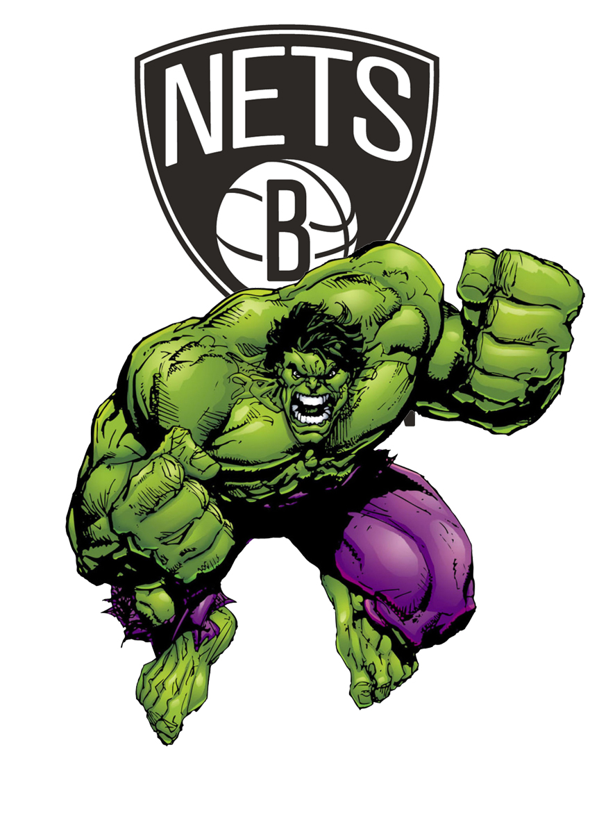 Brooklyn Nets Hulk Logo vinyl decal